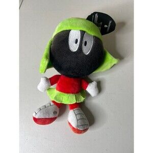MARVIN THE MARTIAN Looney Tunes Big Head 10" Squeeky Plush Dog Pet Puppy Toy NEW